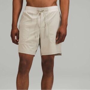 Lululemon Licence to Train Lined Short 7" Raw Linen Size XL